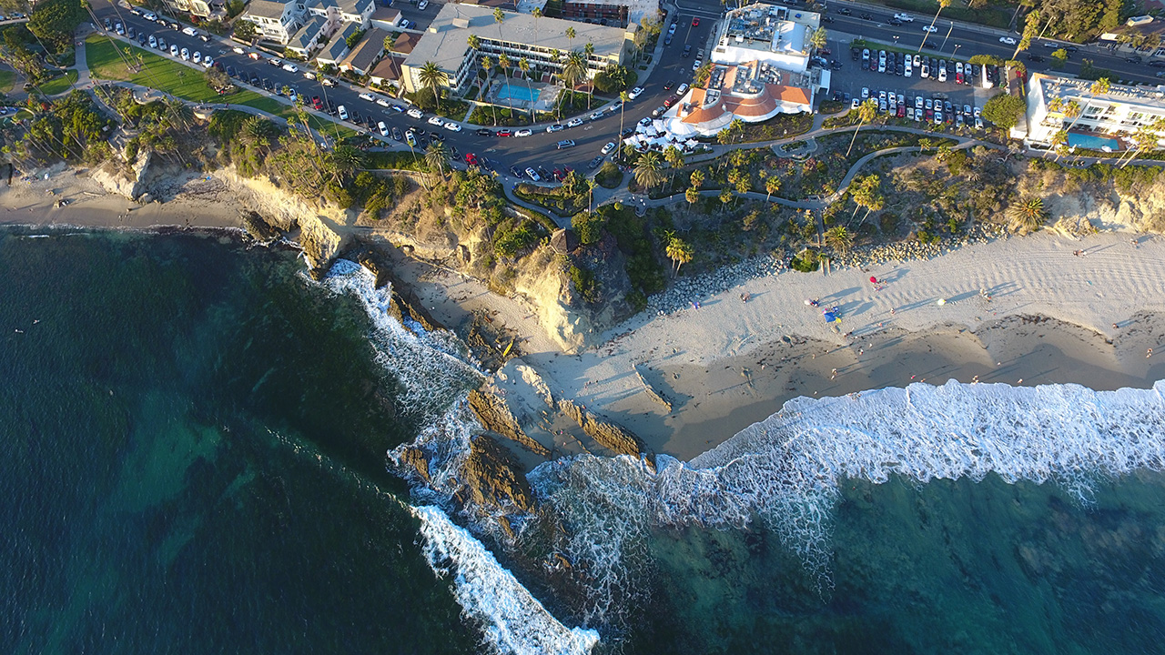The California coastline, photographed by Orange Sky