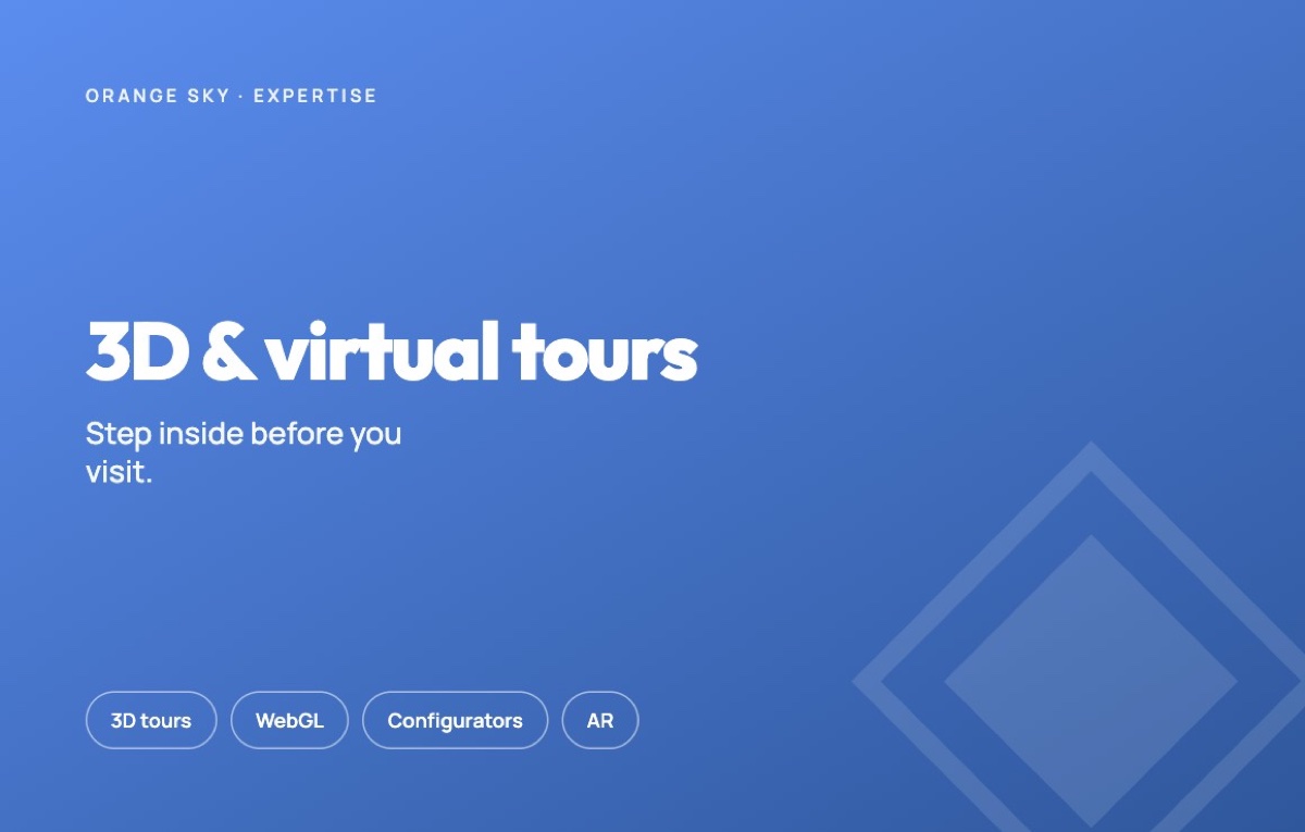 3D & virtual tours — Orange Sky, Orange County CA