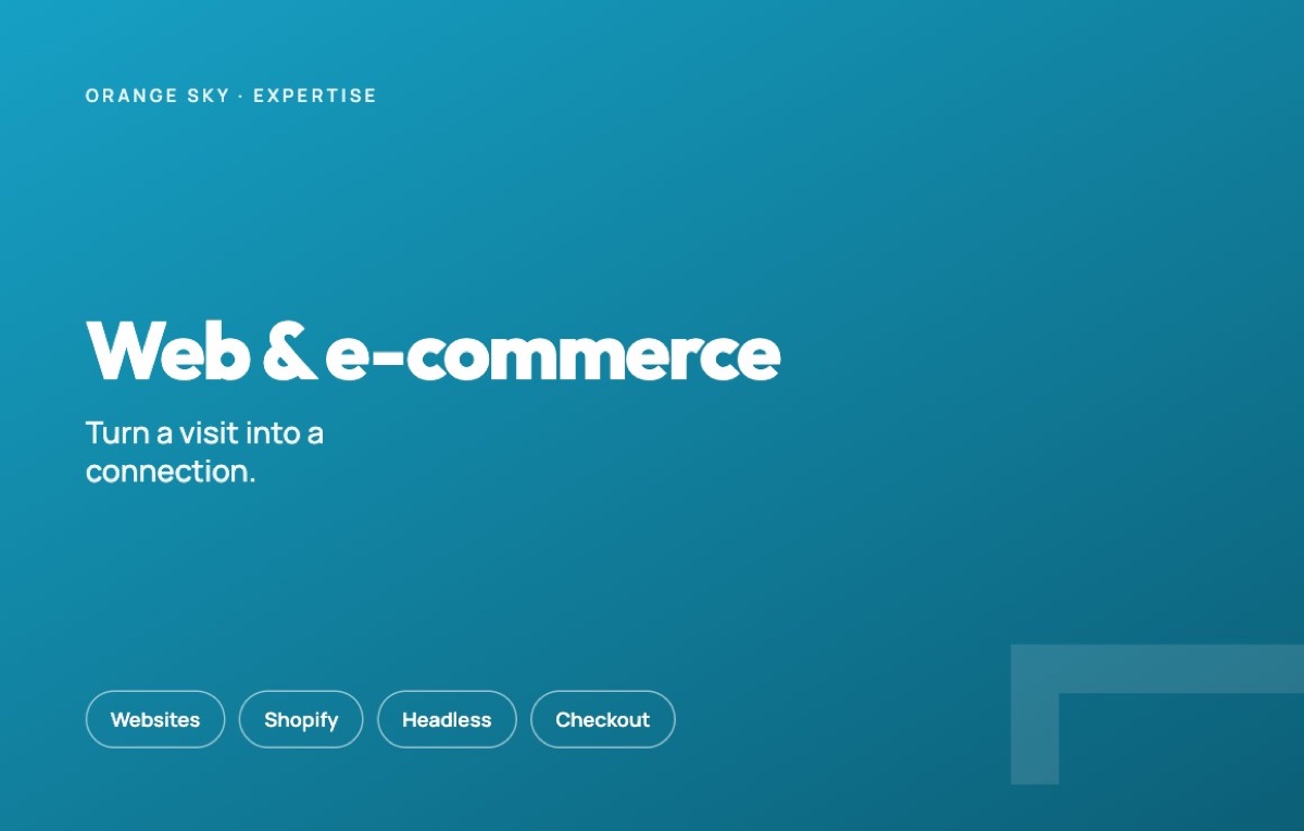 Web design & e-commerce development — Orange Sky, Orange County CA